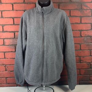 Birdie Jacket Womens Medium Grey Fleece